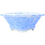 Mokko blue bonsai pot by Heian Kosen - 155 x 137 x 55 mm