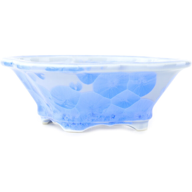 Vaso bonsai blu Mokko di Heian Kosen - 155 x 137 x 55 mm