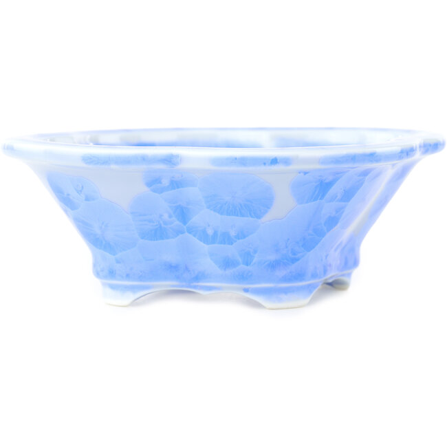 Vaso bonsai blu Mokko di Heian Kosen - 155 x 137 x 55 mm