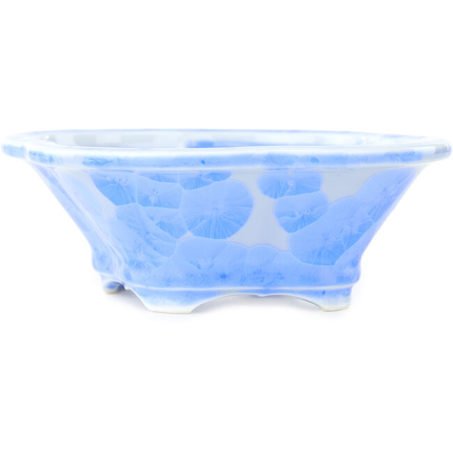 Maceta para bonsái azul Mokko de Heian Kosen - 155 x 137 x 55 mm