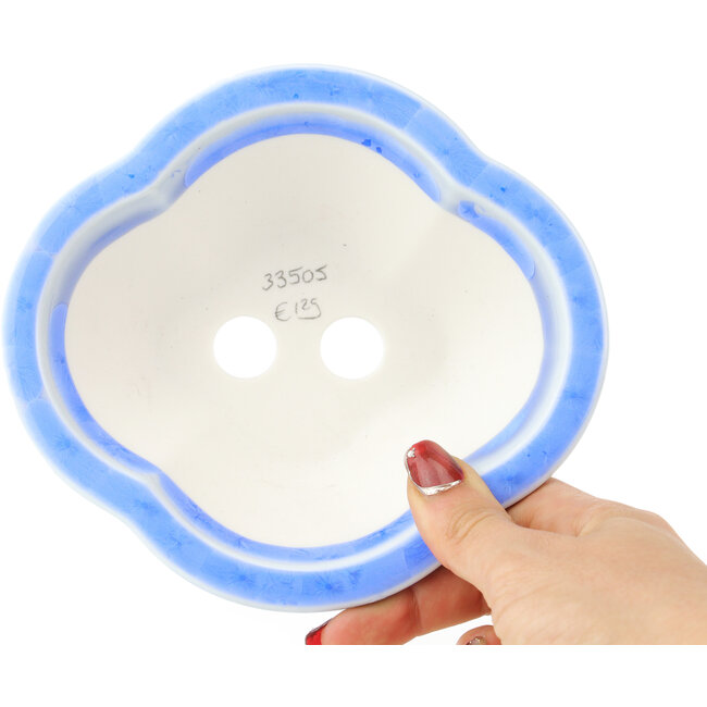 Maceta para bonsái azul Mokko de Heian Kosen - 155 x 137 x 55 mm