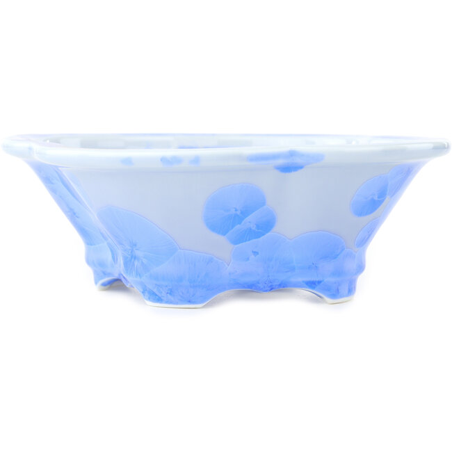 Vaso bonsai blu Mokko di Heian Kosen - 170 x 160 x 57 mm