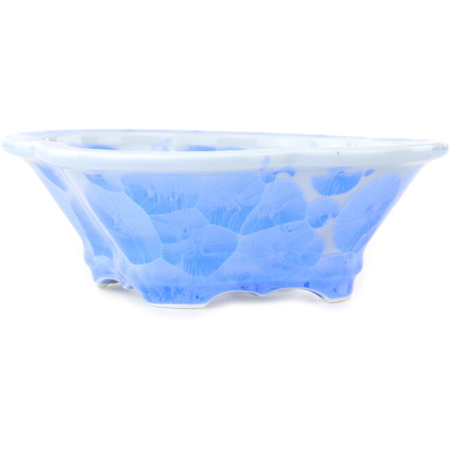 Vaso bonsai blu Mokko di Heian Kosen - 170 x 160 x 57 mm