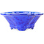 Pot à bonsaï Mokko bleu foncé de Heian Kosen - 155 x 137 x 55 mm