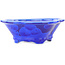 Pot à bonsaï Mokko bleu foncé de Heian Kosen - 155 x 137 x 55 mm