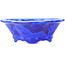 Pot à bonsaï Mokko bleu foncé de Heian Kosen - 155 x 137 x 55 mm