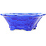 Pot à bonsaï Mokko bleu foncé de Heian Kosen - 155 x 137 x 55 mm