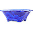 Pot à bonsaï Mokko bleu foncé de Heian Kosen - 155 x 137 x 55 mm