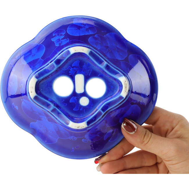 Maceta para bonsái azul oscuro Mokko de Heian Kosen - 155 x 137 x 55 mm