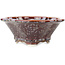 Vaso bonsai multicolore marrone Mokko di Heian Kosen - 155 x 137 x 55 mm
