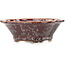 Vaso bonsai multicolore marrone Mokko di Heian Kosen - 155 x 137 x 55 mm