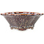 Vaso bonsai multicolore marrone Mokko di Heian Kosen - 155 x 137 x 55 mm