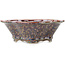 Vaso bonsai multicolore marrone Mokko di Heian Kosen - 170 x 160 x 57 mm