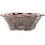Vaso bonsai multicolore marrone Mokko di Heian Kosen - 170 x 160 x 57 mm