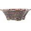 Vaso bonsai multicolore marrone Mokko di Heian Kosen - 170 x 160 x 57 mm