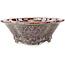 Vaso bonsai multicolore marrone Mokko di Heian Kosen - 170 x 160 x 57 mm