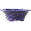 Maceta para bonsái azul y violeta Mokko de Heian Kosen - 170 x 160 x 57 mm