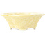 Pot à bonsaï beige Mokko de Heian Kosen - 155 x 137 x 55 mm