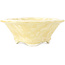 Mokko beige bonsai pot by Heian Kosen - 155 x 137 x 55 mm