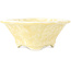 Mokko beige bonsai pot by Heian Kosen - 155 x 137 x 55 mm