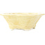 Mokko beige bonsai pot by Heian Kosen - 155 x 137 x 55 mm
