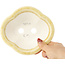 Pot à bonsaï beige Mokko de Heian Kosen - 155 x 137 x 55 mm