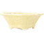 Mokko beige bonsai pot by Heian Kosen - 155 x 137 x 55 mm