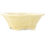 Mokko beige bonsai pot by Heian Kosen - 170 x 160 x 57 mm