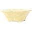 Mokko beige bonsai pot by Heian Kosen - 155 x 137 x 55 mm