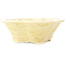 Mokko beige bonsai pot by Heian Kosen - 170 x 160 x 57 mm