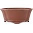 Maceta para bonsái sin esmaltar Mokko de Shibakatsu - 187 x 169 x 68 mm