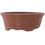 Maceta para bonsái sin esmaltar Mokko de Shibakatsu - 187 x 169 x 68 mm