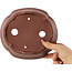 Maceta para bonsái sin esmaltar Mokko de Shibakatsu - 187 x 169 x 68 mm