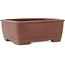 Maceta rectangular sin esmaltar para bonsái de Shibakatsu - 158 x 130 x 60 mm