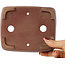 Maceta rectangular sin esmaltar para bonsái de Shibakatsu - 158 x 130 x 60 mm