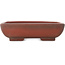 Rectangular unglazed bonsai pot by Bigei - 153 x 113 x 41 mm