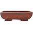 Rectangular unglazed bonsai pot by Bigei - 153 x 113 x 41 mm