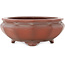 Pot à bonsaï rond non émaillé de Bigei - 155 x 155 x 60 mm
