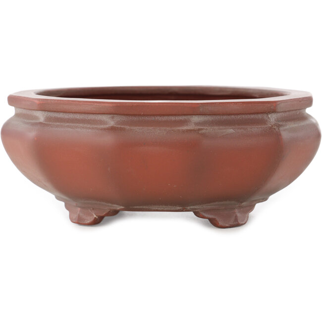 Pot à bonsaï rond non émaillé de Bigei - 155 x 155 x 60 mm