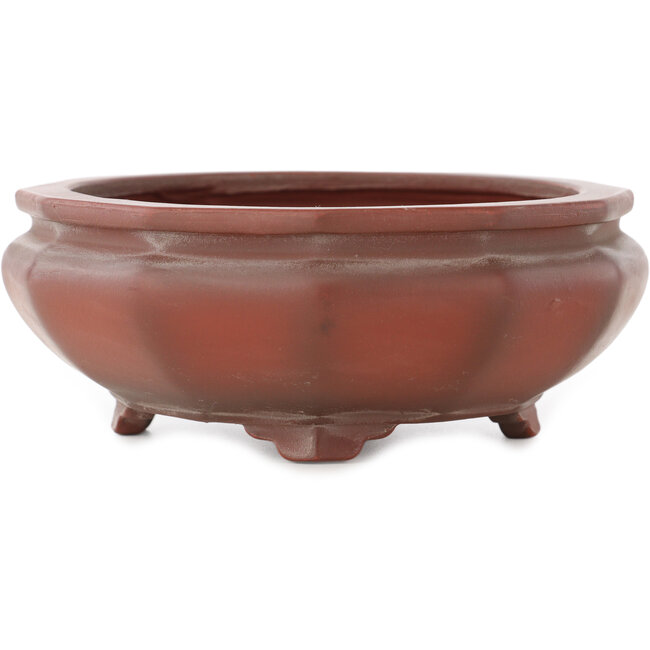 Pot à bonsaï rond non émaillé de Bigei - 155 x 155 x 60 mm