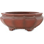 Pot à bonsaï rond non émaillé de Bigei - 155 x 155 x 60 mm