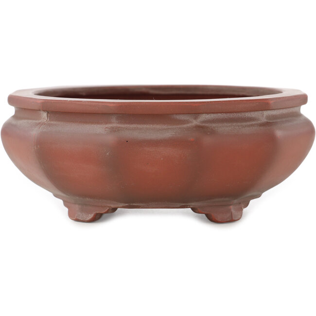 Pot à bonsaï rond non émaillé de Bigei - 155 x 155 x 60 mm