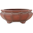 Pot à bonsaï rond non émaillé de Bigei - 155 x 155 x 60 mm