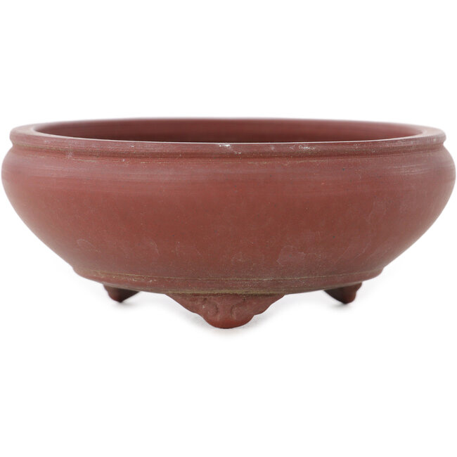 Vaso bonsai rotondo non smaltato di Bigei - 95 x 95 x 40 mm