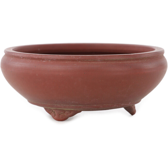 Pot à bonsaï rond non émaillé de Bigei - 95 x 95 x 40 mm