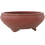 Vaso bonsai rotondo non smaltato di Bigei - 95 x 95 x 40 mm