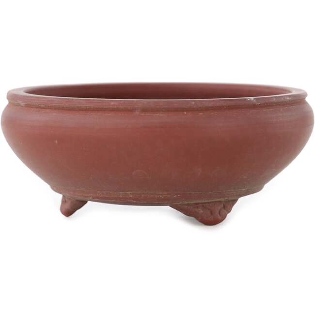 Pot à bonsaï rond non émaillé de Bigei - 95 x 95 x 40 mm