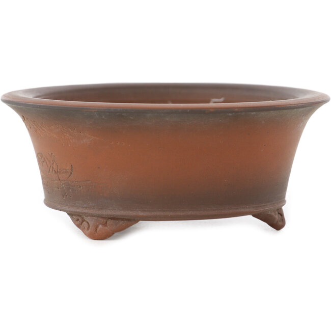 Vaso bonsai rotondo non smaltato di Bigei - 95 x 95 x 40 mm