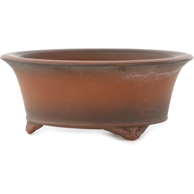 Round unglazed bonsai pot by Bigei - 95 x 95 x 40 mm