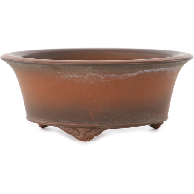 Pot à bonsaï rond non émaillé de Bigei - 95 x 95 x 40 mm